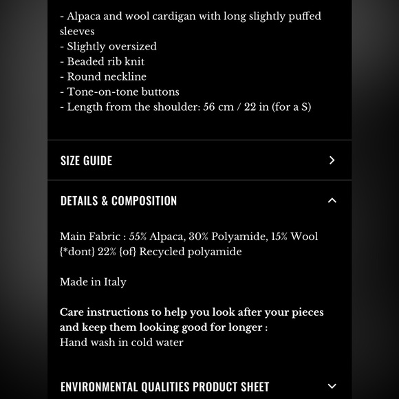 Sezane Red Women's Cardigan Sweater - Picture 7 of 7